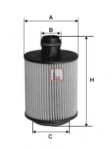 Масляний фільтр S5093PE Sofima
