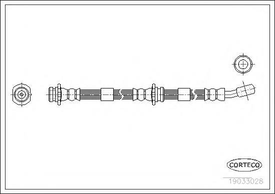 Шланг гальмівний передній Nissan/Infiniti 462105F007 ціна, від 13.94 USD