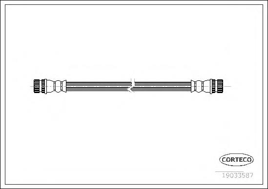 Гнучка гальмівна трубка задня Mitsubishi MR955330