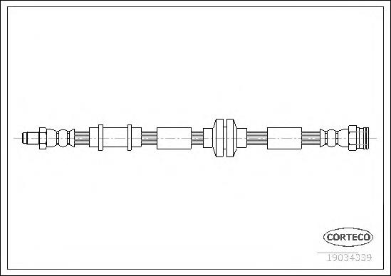 Гальмівні шланги передні T23217 Brembo