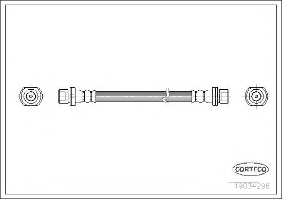 Шланг гальмівний задній Toyota 90947W2004 ціна, від 6.36 USD
