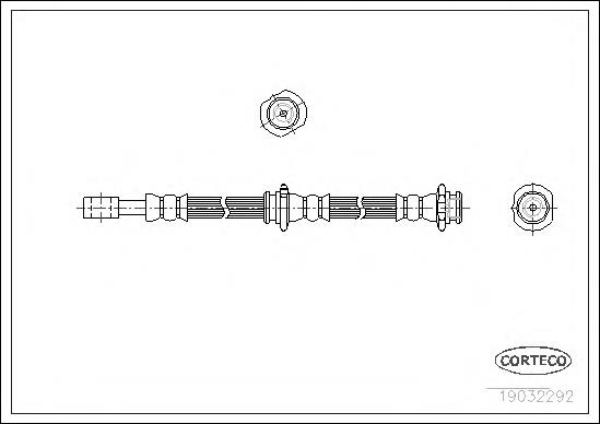 Купити 462144U010 Nissan/Infiniti Шланг гальмівний задній, правий