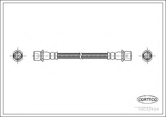 Шланг гальмівний задній ABS SL5866 ціна, від 14.57 USD