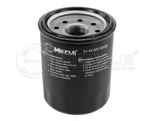 Масляний фільтр двигуна Meyle 31143220006 ціна, від 5.50 USD