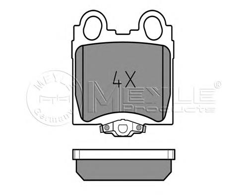 Задні гальмівні колодки Meyle 0252342915W ціна, від 19.18 USD