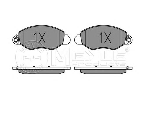 Гальмівні колодки Meyle 0252343418W ціна, від 23.62 USD