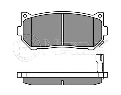 Задні гальмівні колодки Meyle 0252345513W ціна, від 14.98 USD