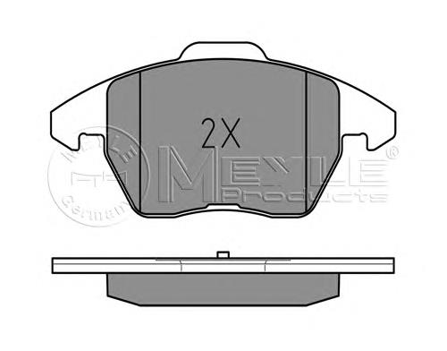 Гальмівні колодки Meyle 0252358720W ціна, від 34.01 USD