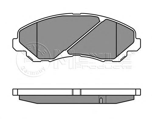 Гальмівні колодки Meyle 0252358416W ціна, від 28.39 USD