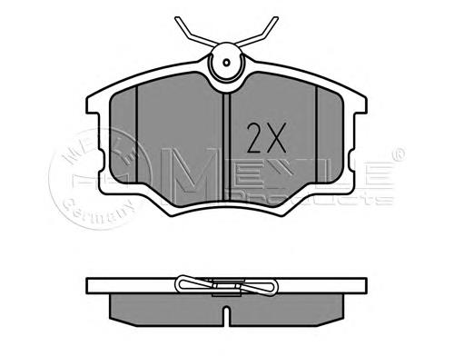Гальмівні колодки Meyle 0252354616 ціна, від 24.90 USD