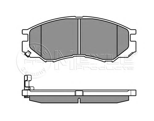 Гальмівні колодки Meyle 0252329015W ціна, від 19.33 USD