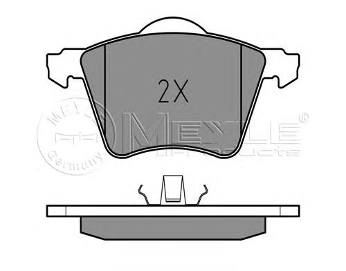 Гальмівні колодки Meyle 0252341819W ціна, від 28.57 USD