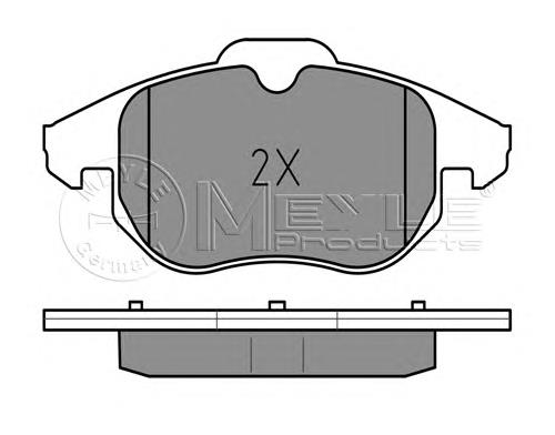 Тормозні колодки Meyle 0252340220