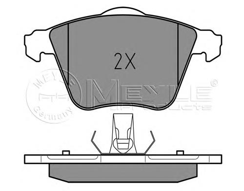 Гальмівні колодки Meyle 0252391218 ціна, від 43.75 USD