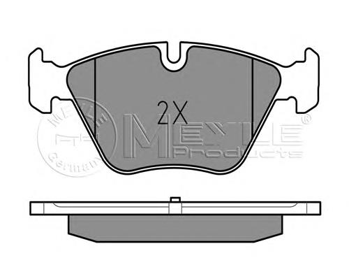 Гальмівні колодки Meyle 0252379420 ціна, від 34.39 USD