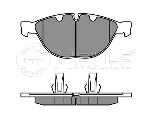 Гальмівні колодки Meyle 0252379120 ціна, від 41.85 USD