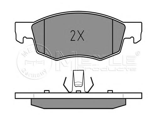 Гальмівні колодки Meyle 0252384218 ціна, від 19.24 USD
