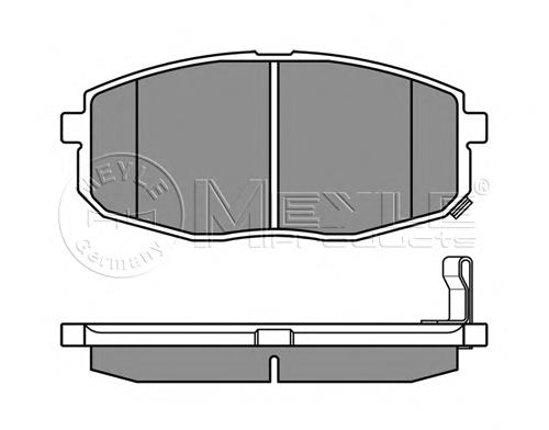 Гальмівні колодки Meyle 0252396617W ціна, від 22.43 USD
