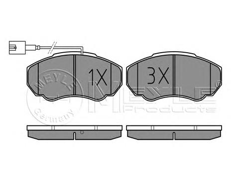 Гальмівні колодки Meyle 0252391719W ціна, від 25.21 USD