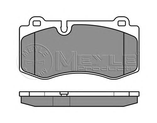 Купити 0252396018 Meyle Колодки гальмівні передні, дискові