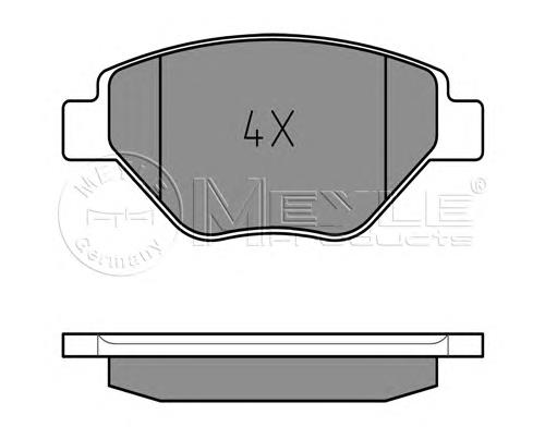 Гальмівні колодки Meyle 0252393418 ціна, від 20.64 USD