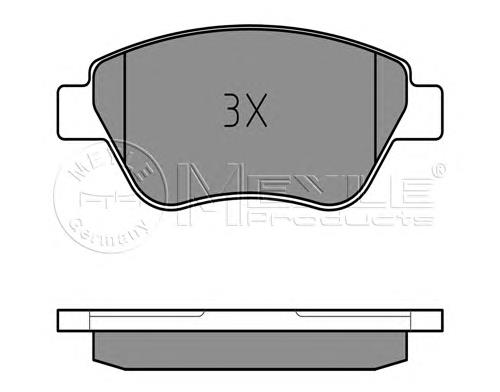 Гальмівні колодки Meyle 0252370517W ціна, від 24.61 USD