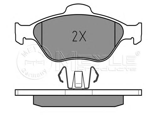 Гальмівні колодки Meyle 0252360418 ціна, від 24.24 USD