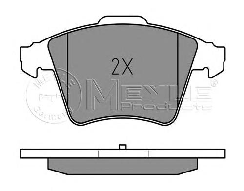 Гальмівні колодки Meyle 0252374618W ціна, від 38.42 USD