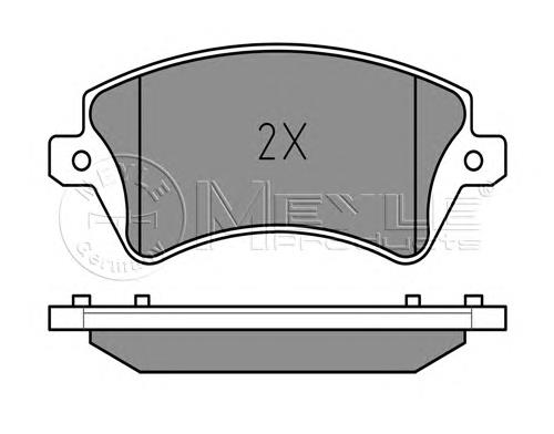 Гальмівні колодки Meyle 0252376617W ціна, від 20.32 USD