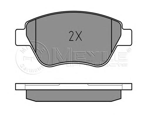 Гальмівні колодки Meyle 0252370617W ціна, від 26.57 USD