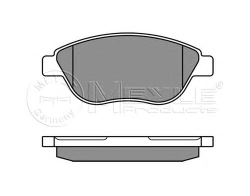 Гальмівні колодки Meyle 0252370919W ціна, від 25.54 USD