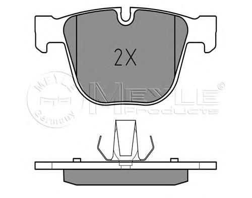 Задні гальмівні колодки Meyle 0252373017 ціна, від 32.32 USD