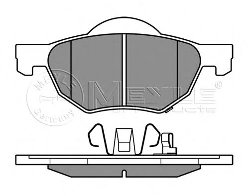 Гальмівні колодки Meyle 0252372017W ціна, від 31.33 USD