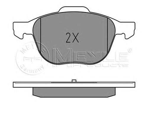 Гальмівні колодки Meyle 0252372318 ціна, від 30.99 USD