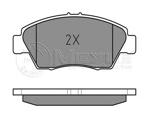 Гальмівні колодки Meyle 0252169416W ціна, від 19.67 USD