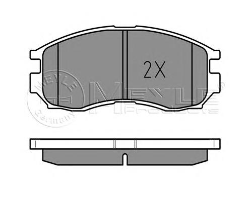 Гальмівні колодки Meyle 0252164716W ціна, від 18.08 USD