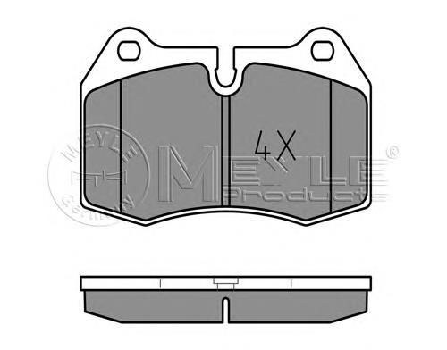 Гальмівні колодки Meyle 0252147118 ціна, від 33.31 USD