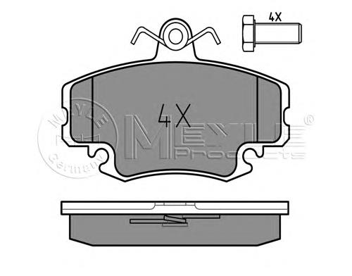 Гальмівні колодки Meyle 0252146318W ціна, від 16.01 USD
