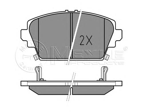 Гальмівні колодки Meyle 0252309416W ціна, від 22.44 USD