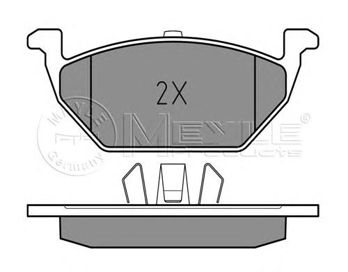 Гальмівні колодки Meyle 0252313019A ціна, від 23.28 USD