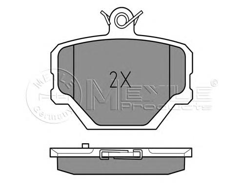 Передні тормозні колодки 0252199915 Meyle