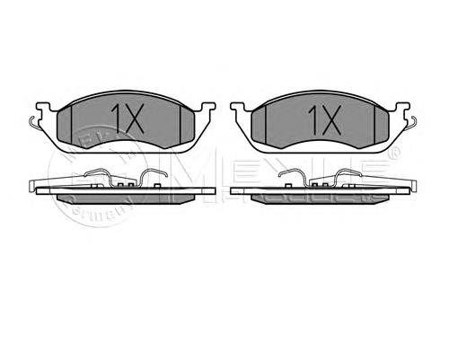 Гальмівні колодки Meyle 0252319317W ціна, від 38.43 USD