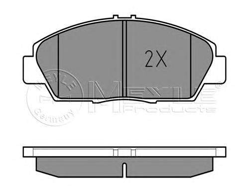 Гальмівні колодки Meyle 0252187918W ціна, від 19.63 USD