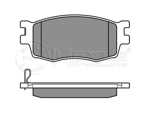 Гальмівні колодки Meyle 0252431717W ціна, від 21.54 USD