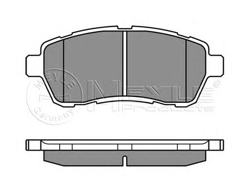 Гальмівні колодки Meyle 0252428316W ціна, від 23.79 USD