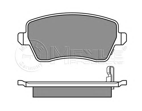 Гальмівні колодки Meyle 0252440317W ціна, від 21.56 USD
