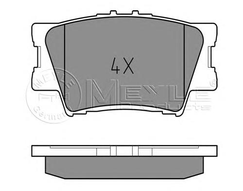 Купити RM1249 Goodrem Задні колодки