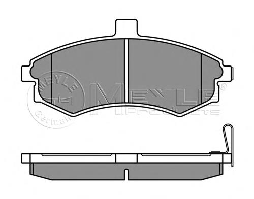 Гальмівні колодки Meyle 0252403117W ціна, від 15.92 USD