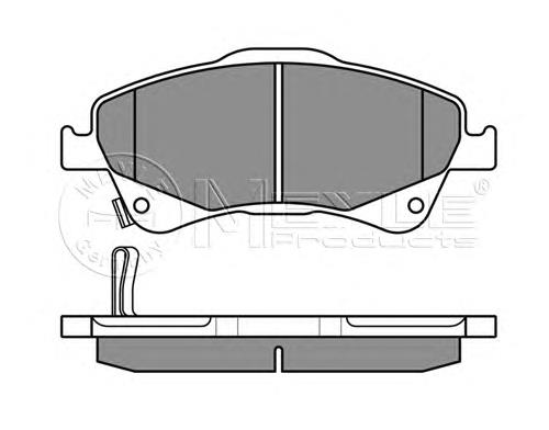 Гальмівні колодки Meyle 0252420419W ціна, від 32.22 USD