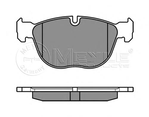 Гальмівні колодки Meyle 0252417019 ціна, від 54.83 USD